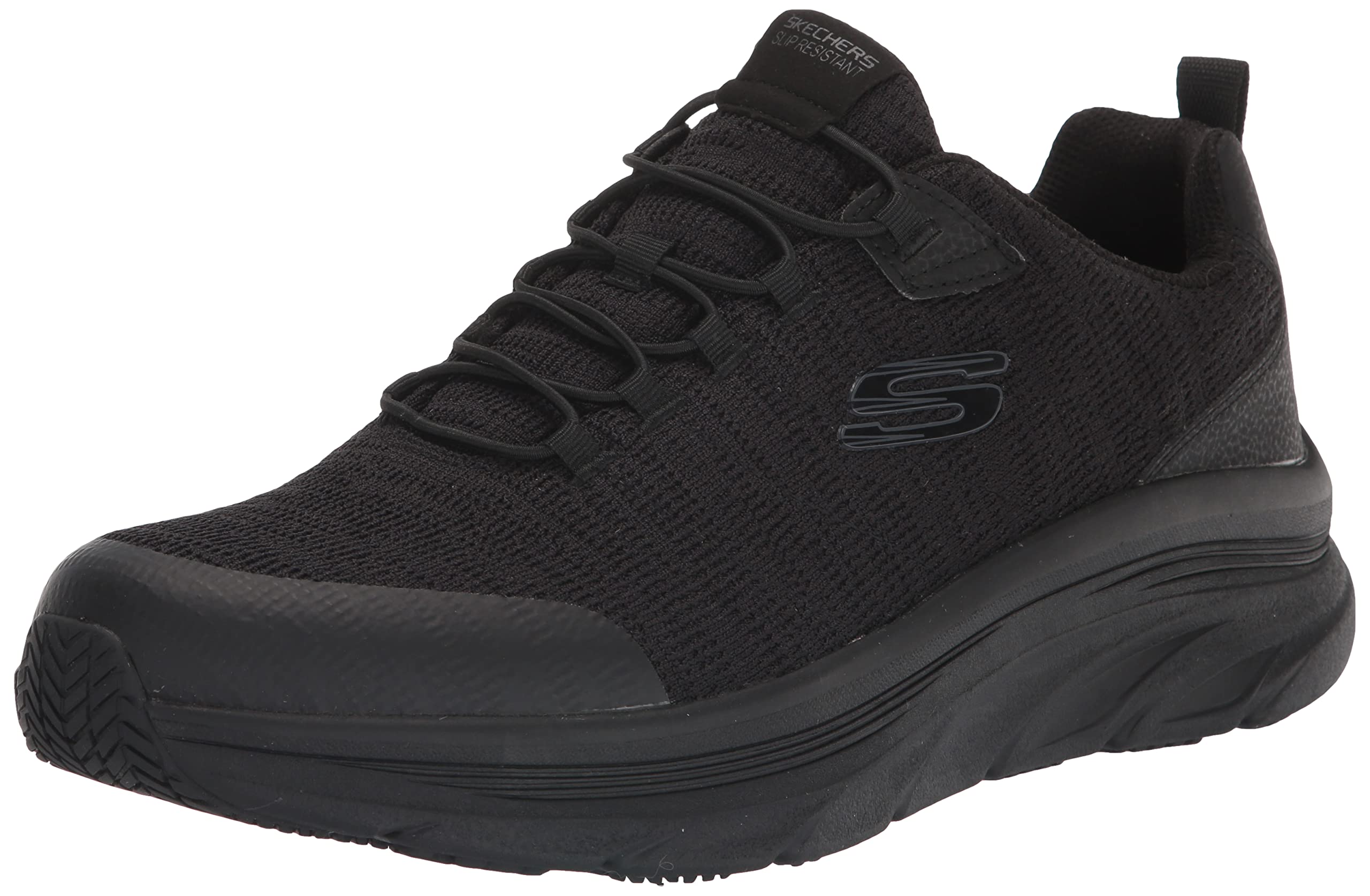 Skechers Men's Luxir Food Service Shoe, Black, 9.5