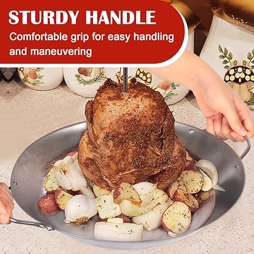 Miniatura 6 de Brocheta vertical Al Pastor para parrilla y trompo para tacos Al Pastor estante de pollo resistente Shawerma soporte de hack brasileño para parrilla