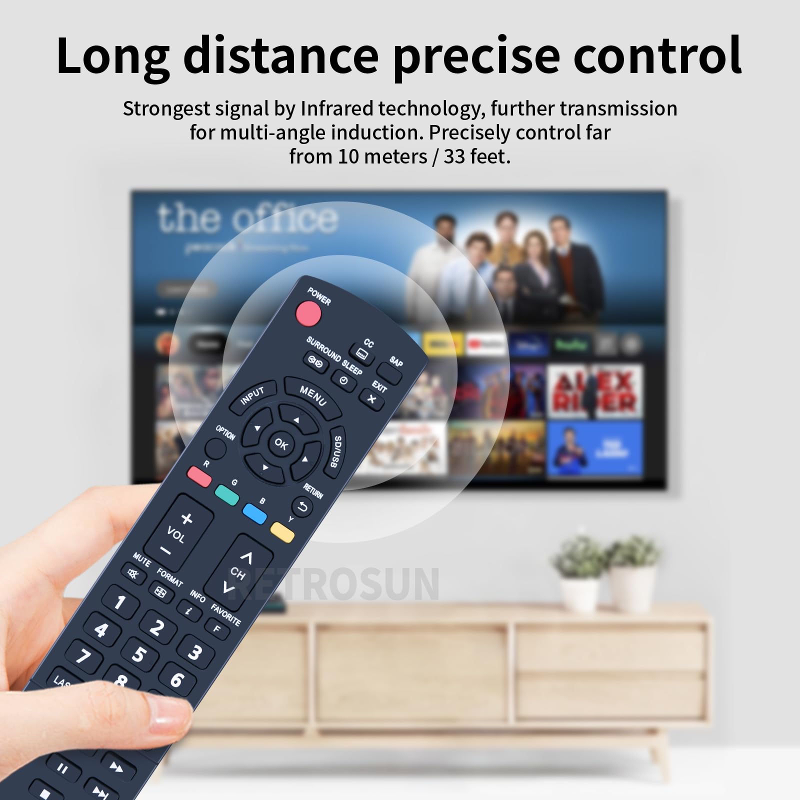 Mando A Distancia De Repuesto De TV Para Panasonic N2qayb Eur