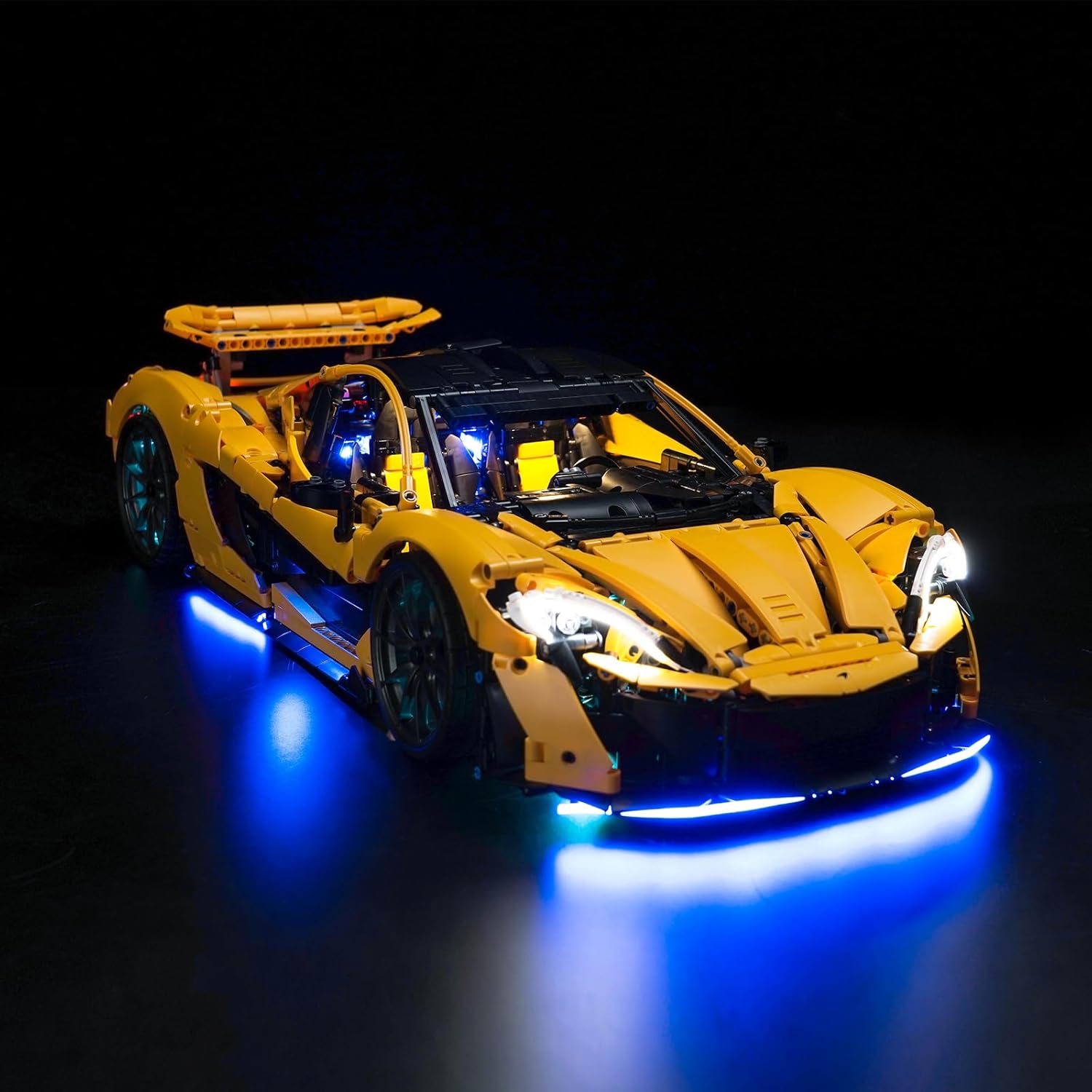 BrickBling LED Light Kit for 42172 Technic McLaren P1 Car (No Model) (RC Version Light)