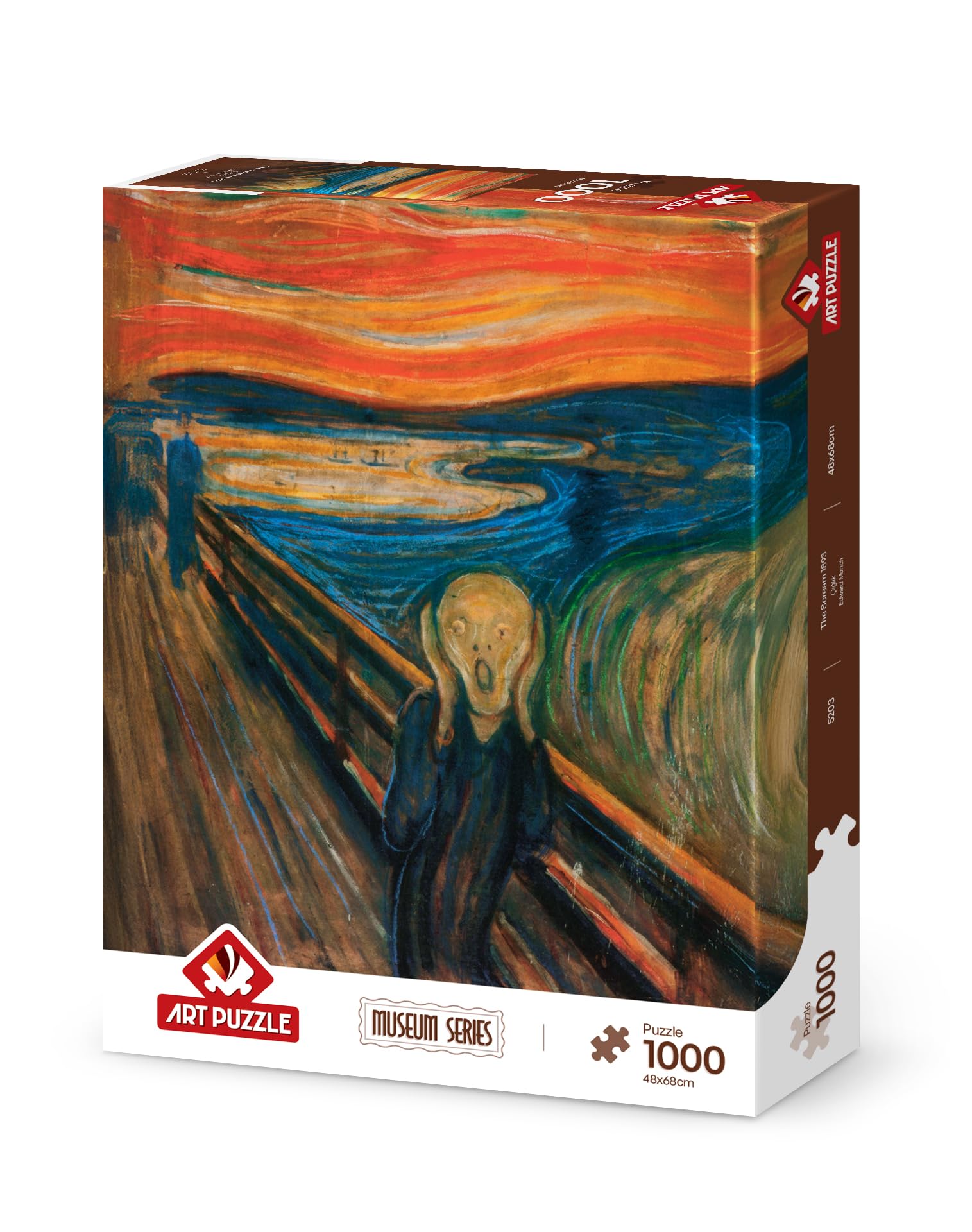 Art Puzzle Çığlık, 1893 1000 Parça Puzzle