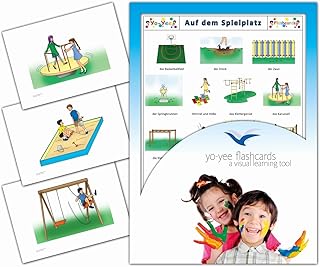 Playground Flashcards in German - Bildkarten zur SprachfÃ¶rderung - Spielplatz