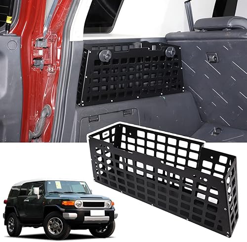 HAPPYHORSE Para maletero Toyo-ta FJ Cruiser 2007-2021, organizador de artículos diversos, caja de almacenamiento con compartimento de almacenamiento