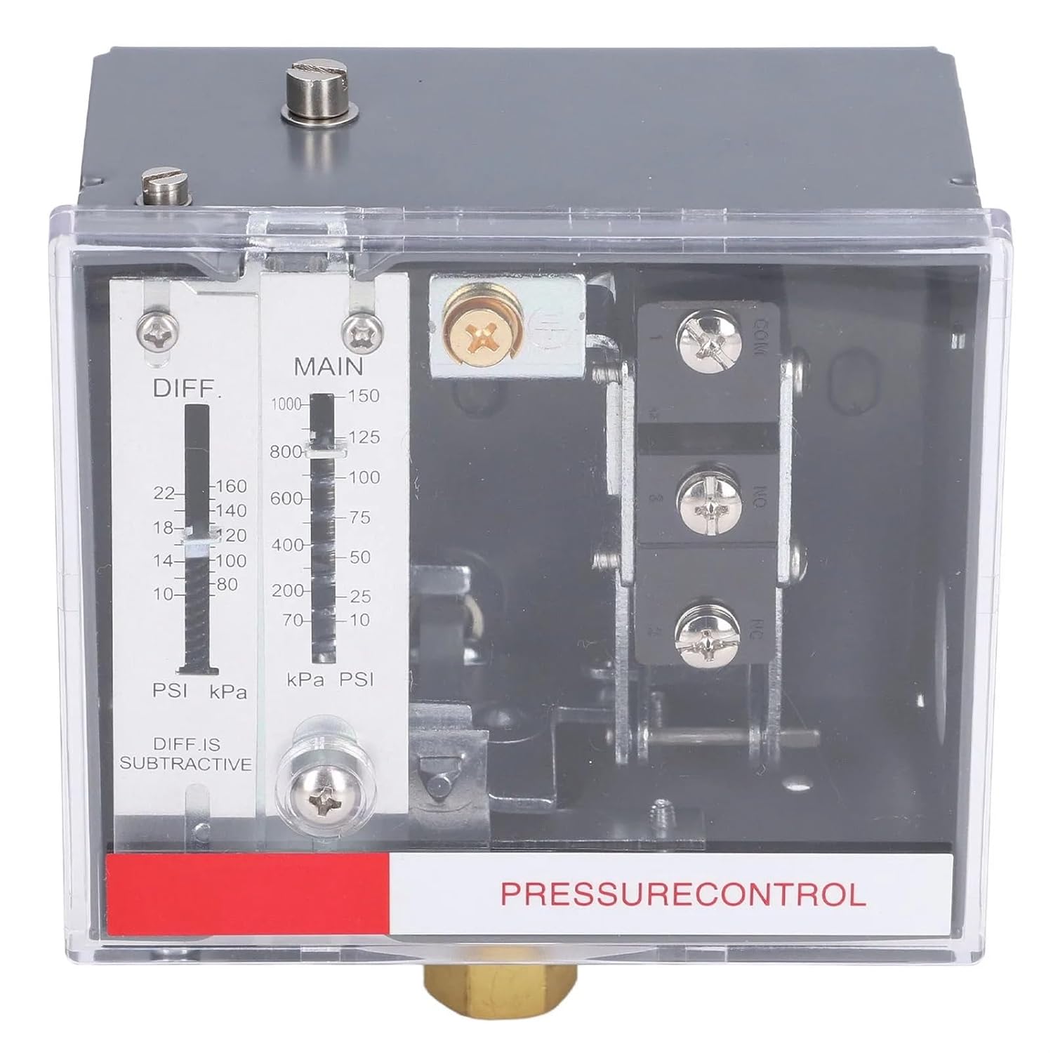 Pressure Controller Control Switch for Boiler Water Tower 225psi NPT1/4‑18 SPDT LF56 Pressure Control Switch Transmitter