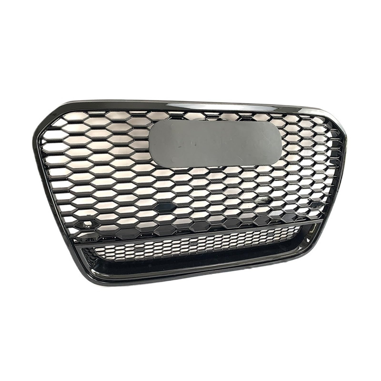 Osłona chłodnicy pasuje do zderzaka przedniego RS Style, osłona zderzaka pasuje do Audi A6 S6 C7 2012-2015, błyszcząca kratka pasuje do Quattro(All Glossy Black)