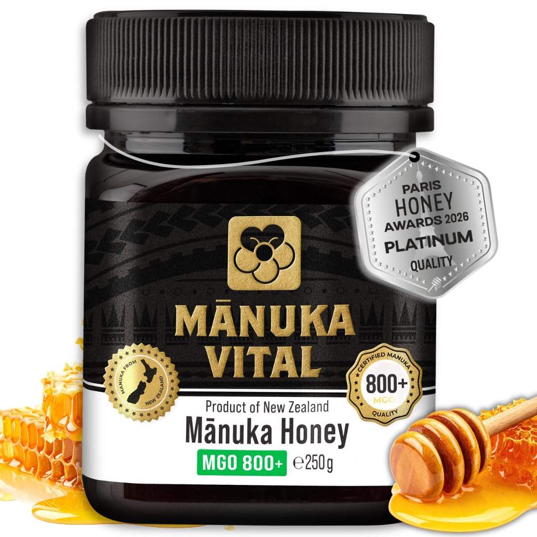 Manuka Vital MGO 800+ - Echter Manuka Honig - In Neuseeland abgefüllt