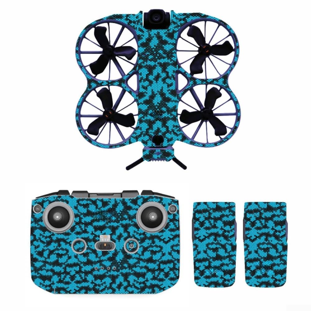 Körperaufkleber für DJI Neo 2, Bunte PVC Skins Kratzfeste Schutzfolie Wrap Decals für DJI NEO2(B)