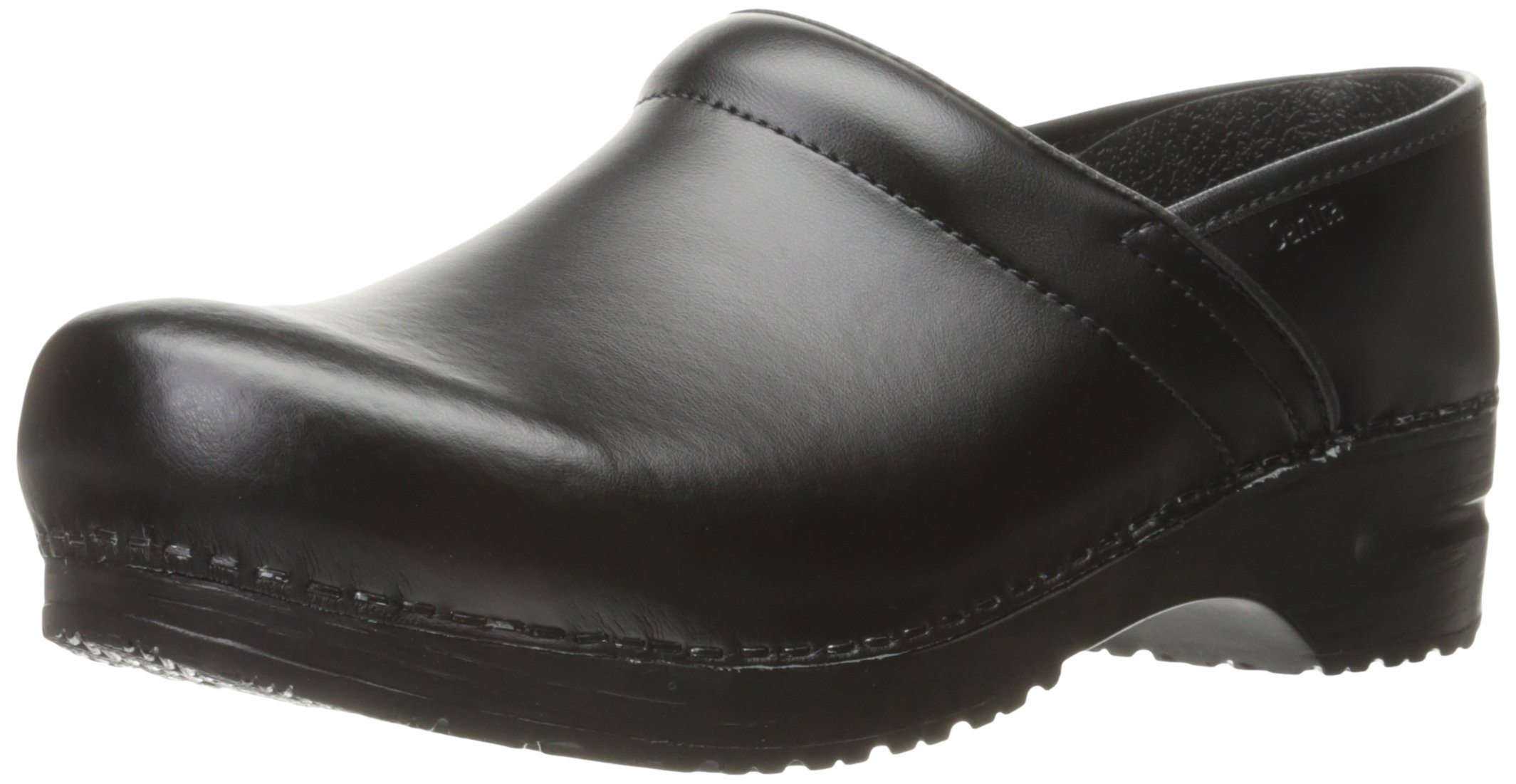 Sanita 'Professional Smooth' Flexible Closed Clogs (Art: 1500006) - Black 42