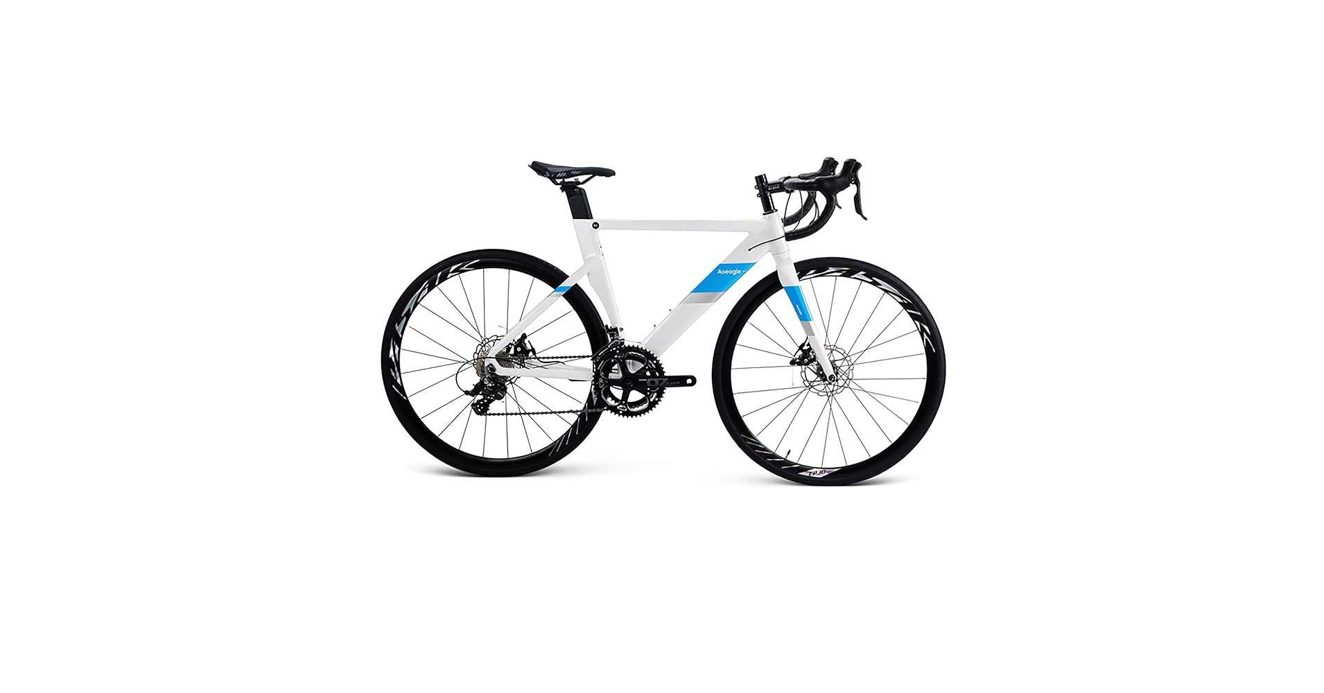 ホワイトアルミロードバイク サイクルコンピュータ付き Amazon | 18段変速 エアロロードバイク 軽量アルミ合金ロード