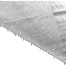 RESILIA Low-Pile Carpet Runner - Non Slip Carpet & Rug Protection, Washable Clear Vinyl Floor Runners, 27 Inches Wide x 36 Inches Long, Made in The USA