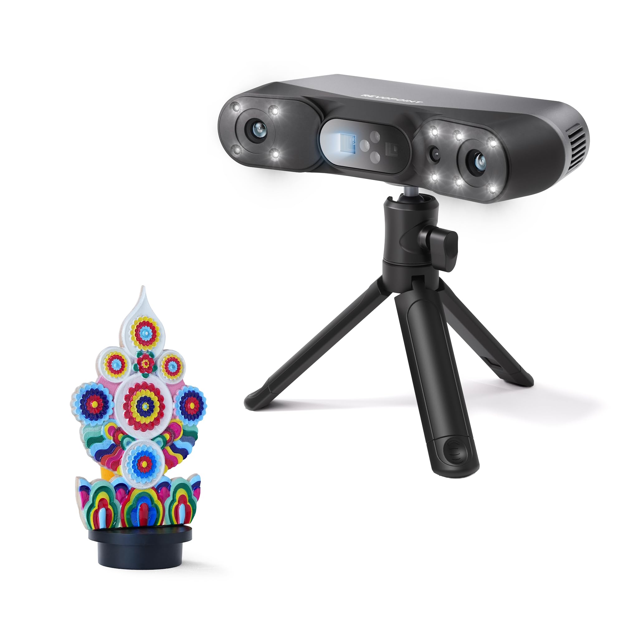 Revopoint POP 4 Premium Edition プレミアムセット Revopoint POP 4 3Dスキャナー プレミアムセット & 屋外用ブルー