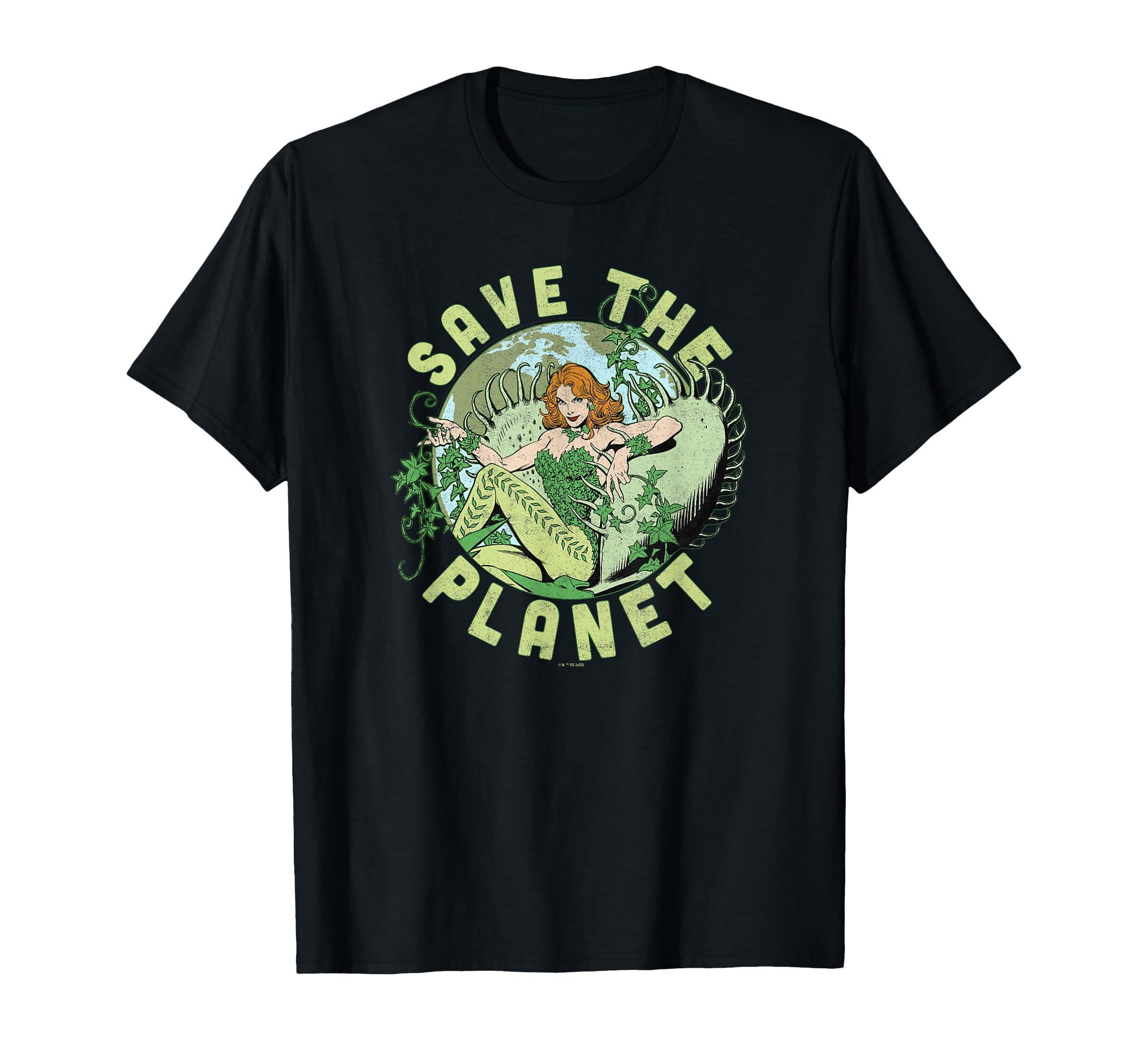 Poison Ivy Save The Planet Earth Day Poster T-Shirt Small