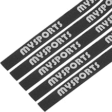 PATIKIL 18x0.4 Table Tennis Racket Edge Tape, 5 Pack Ping-Pong Racquet Side Tape Protect the Edges of Rubber and Blade for Paddles Racket, Black
