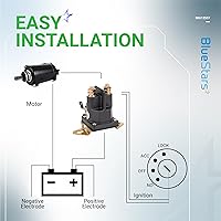 Vista 8 de BlueStars MIU12537 Solenoide de arranque - Compatible con John Deere S240 X300 X304 X305R X310 X320 X324 X350 X354 X360 X370 X380 X384 X390 X394