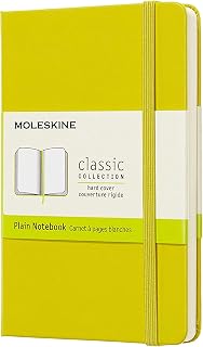 Caderno Clássico, Moleskine, Sem Pauta, Amarelo Dente-de-Leão, Tamanho de Bolso