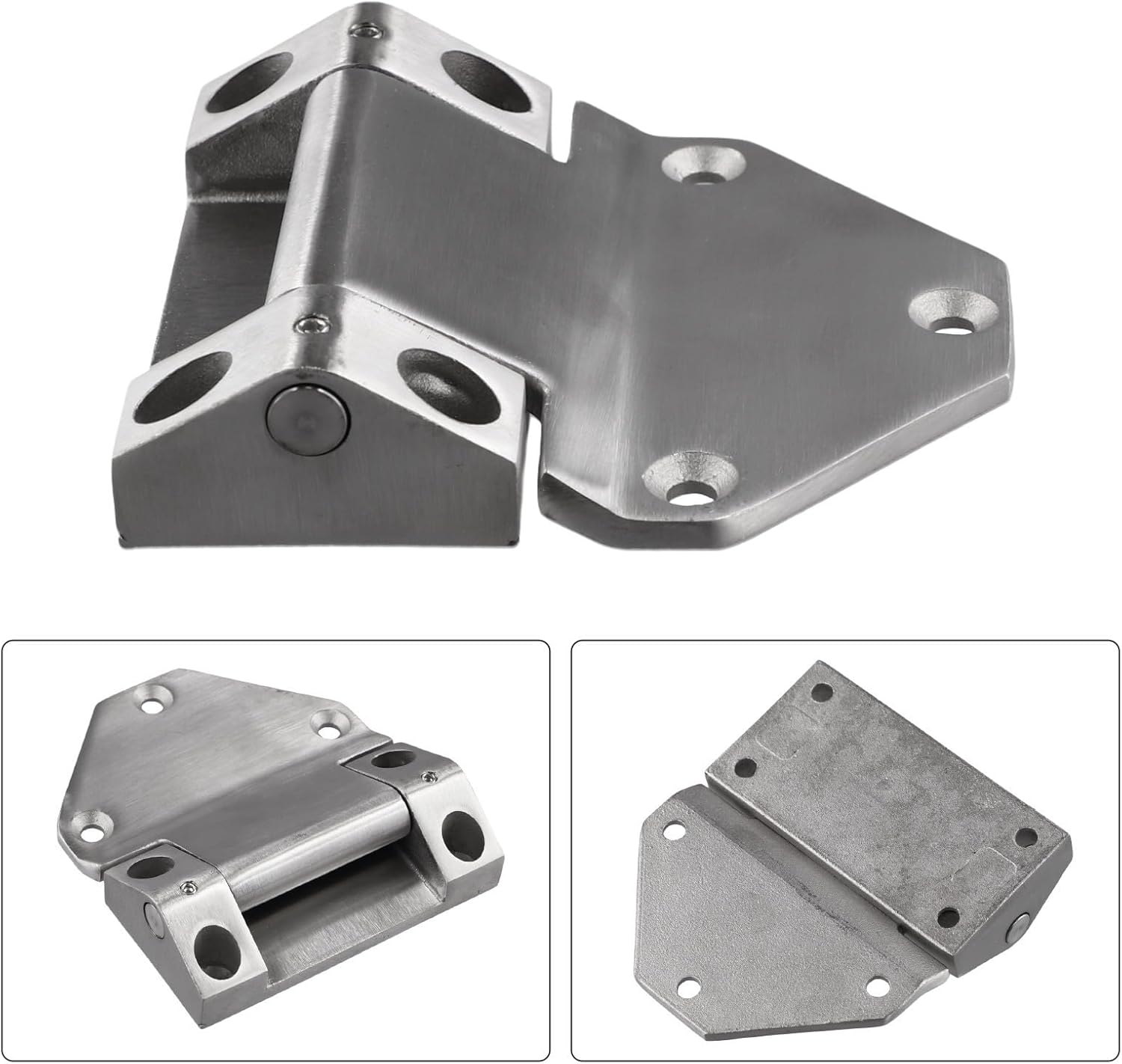 Stainless Steel Hinge, Anti-Rattle Latch High Strength and Smooth Hinge, Heavy Duty 500kg Load Hinge for Door Hardware