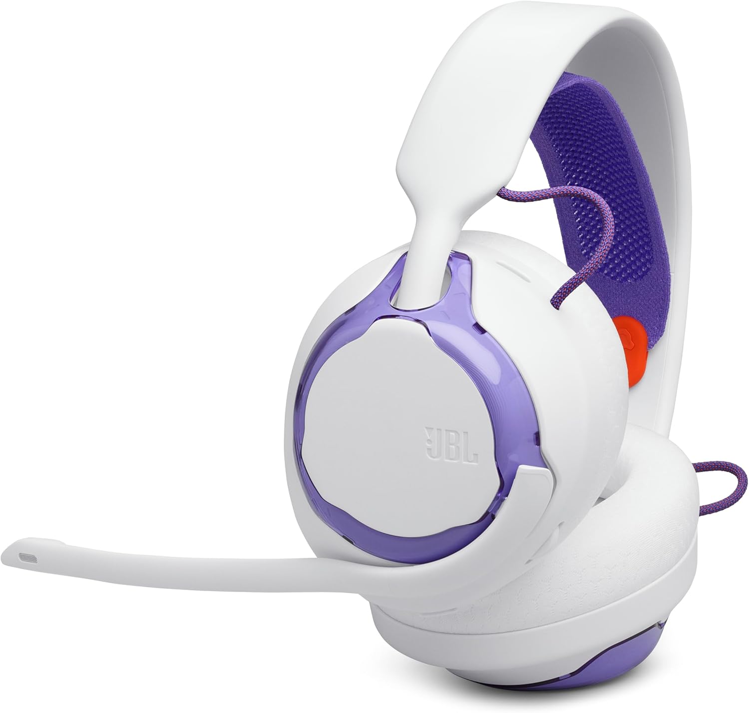 JBL Quantum 250 Cuffie Gaming Over-Ear Cablate, JBL Quantum Spatial Sound, Microfono Noise-Cancelling, Filo 3.5mm, Parti Sostituibili, Compatibili con Apple/PC/Xbox/PlayStation/Nintendo Switch, Bianco