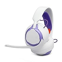 JBL Quantum 250 Cuffie Gaming Over-Ear Cablate, JBL Quantum Spatial Sound, Microfono Noise-Cancelling, Filo 3.5mm, Parti Sostituibili, Compatibili con Apple, PC, Xbox, PlayStation, Nintendo Switch, Bianco