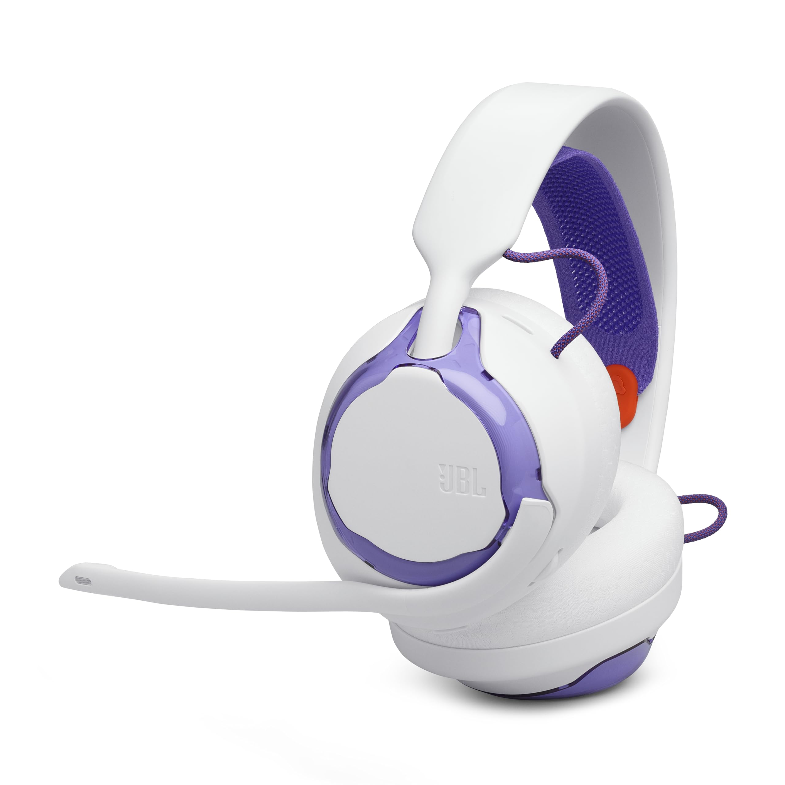 JBL Quantum 250 Kabelgebundene Over-Ear-Gaming-Kopfhörer, JBL Quantum Spatial Sound, Mikrofon mit Geräuschunterdrückung, 3,5-mm-Kabel, kompatibel mit Apple/PC/Xbox/PlayStation/Nintendo Switch, Weiß