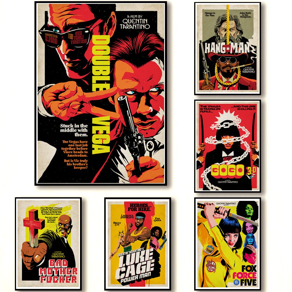 Wall Decor, Metal Pulp Fiction Wall Art, Metal Wall Art, Wall Decor