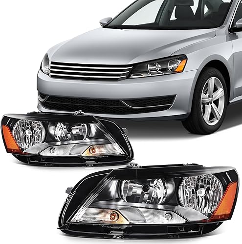 Miniatura 83 de SCITOO Faros delanteros para Jeep Grand Cherokee 1999-2004, carcasa cromada, reflector ámbar, lente transparente, lado del conductor y del pasajero