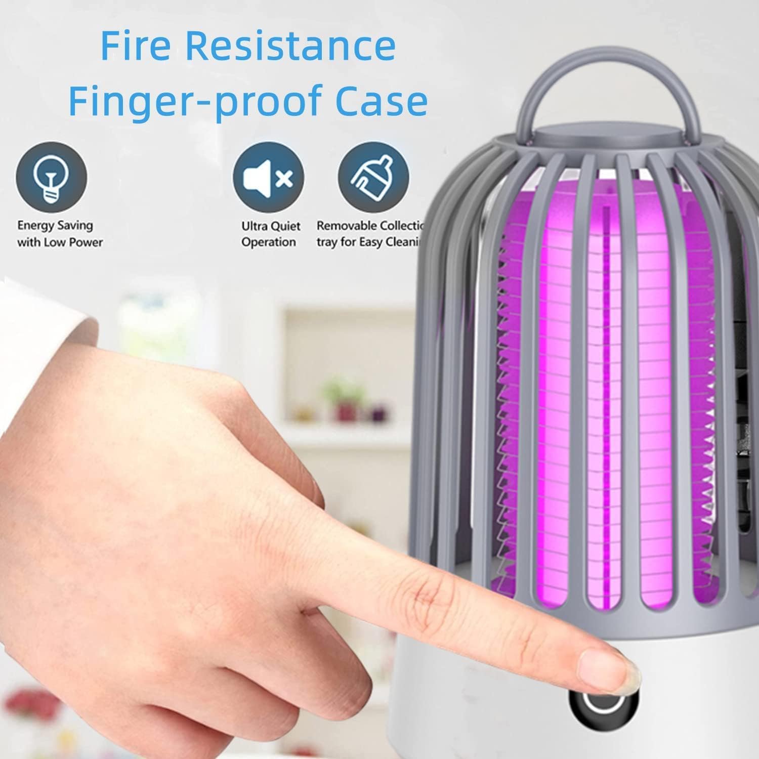 DEVADECOR Dirty Bug Killer Mosquito Repellent Lamp with USB Charging Port, Suitable for Home and Office Indoor and Outdoor(Fly Mosquito_Trap) 4