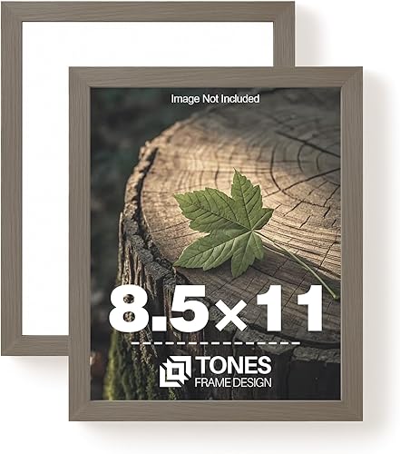 Vista 32 de Marco de Fotos de 5x7 Enmarcado para 4x6 Acabado de Chapa de Madera Natural Marco de Fotos de Madera de 5 x 7 con Plexiglás Marco de Fotos de 5 por