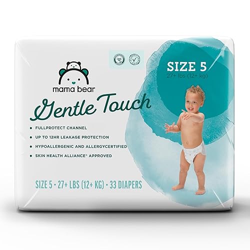 Marca Yaxa - Pañales Mama Bear de toque suave, talla 5, 33