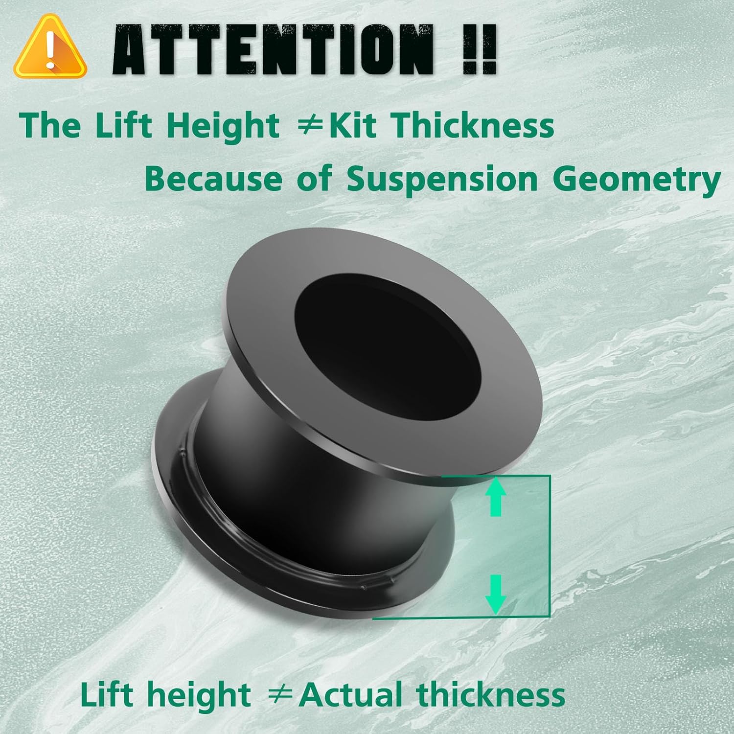 SCITOO 3 inch/3 inch Leveling kit Front Spacer Lift for Jeep | for Wrangler for Wrangler JK