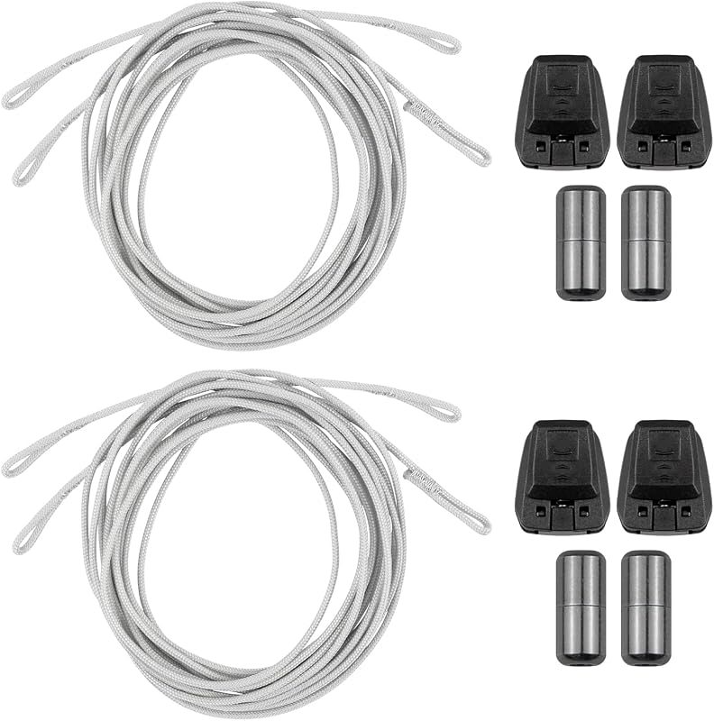 Endoto Shoe Laces for Salomon Quicklace Kit Replacement Shoelaces | 2 Pairs | 1.6MM Round Laces | Material: PP