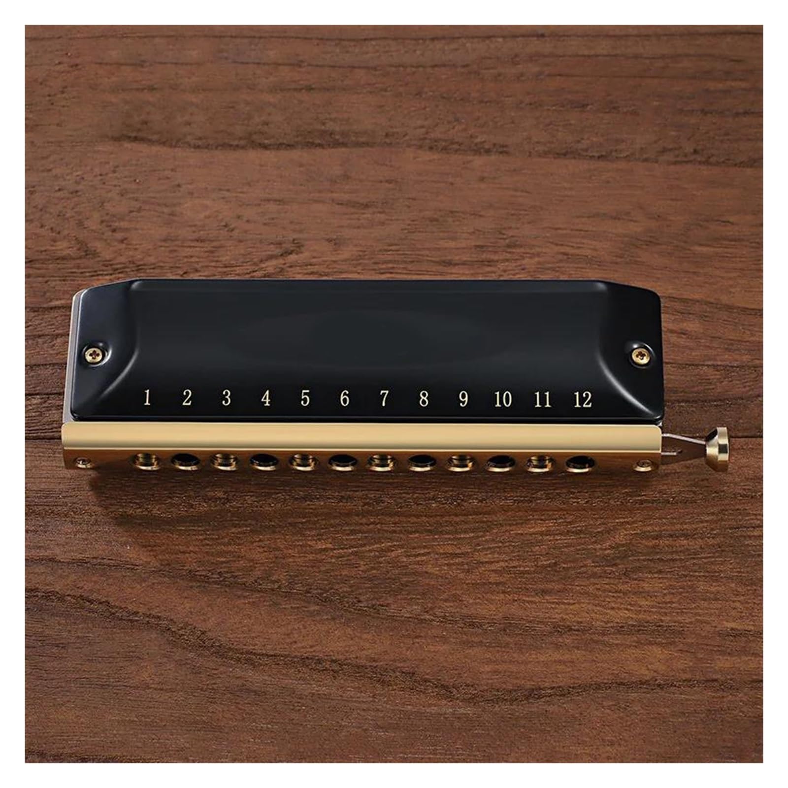 Armonica Cromatica A 12/16 Fori Armonica Di Livello Professionale Fisarmonica Per Strumenti Musicali Di Fascia Alta armonica a bocca professionale (Color : 12 Holes)