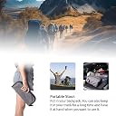 Jumix Portable Stool,Fishing Stool, Foldable Camping Stool, Multifunctional Stools, Zip Handbag Packed Stool Convenient for Travel, Hike, Wait in Line (Khaki) gallery image