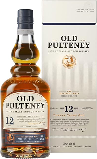 Old Pulteney 12 Years Old Single Malt Scotch Whisky, 70cl