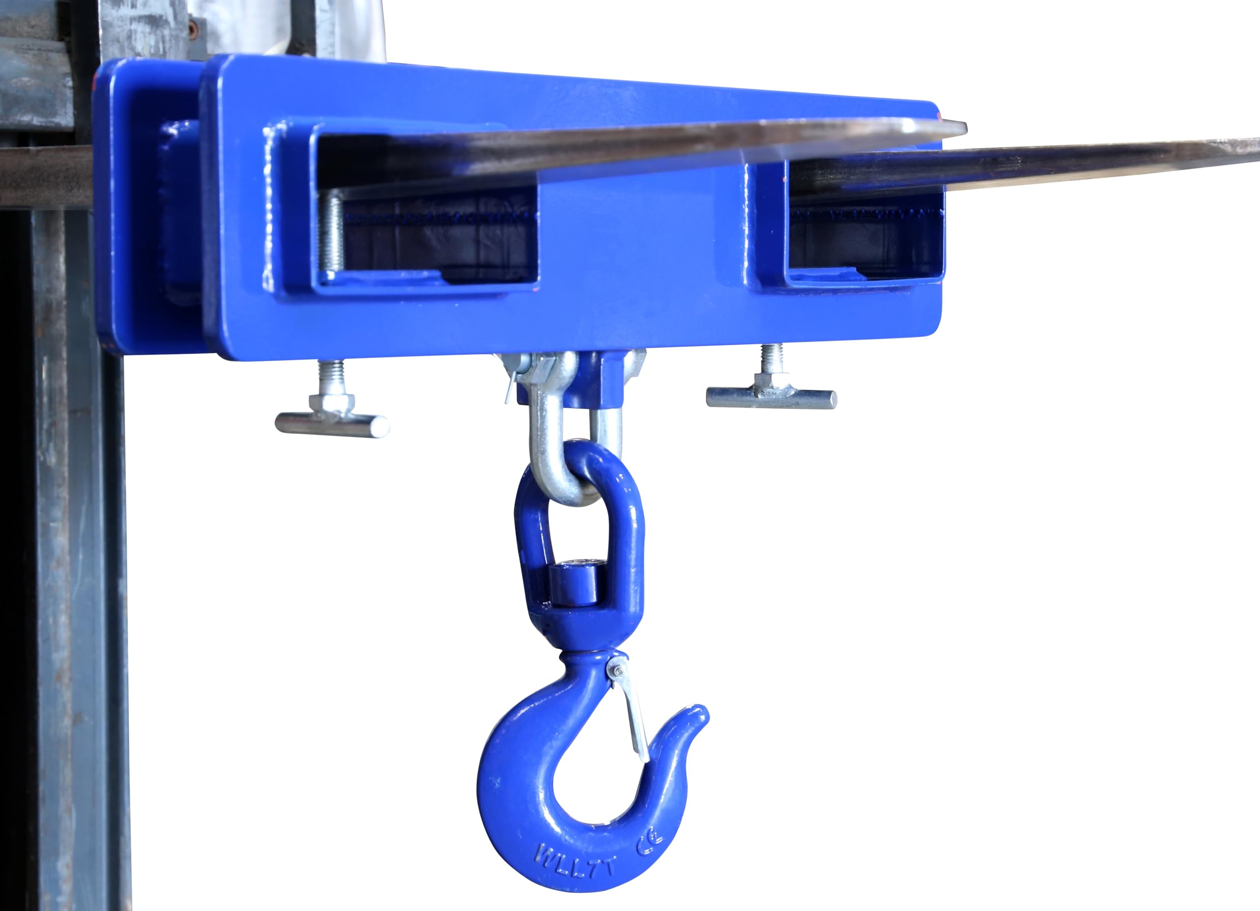 Gancio di carico per carrello elevatore a forca | capacità di carico 2500 kg / 1t | Dimensioni (LxWxH): 445x120x130