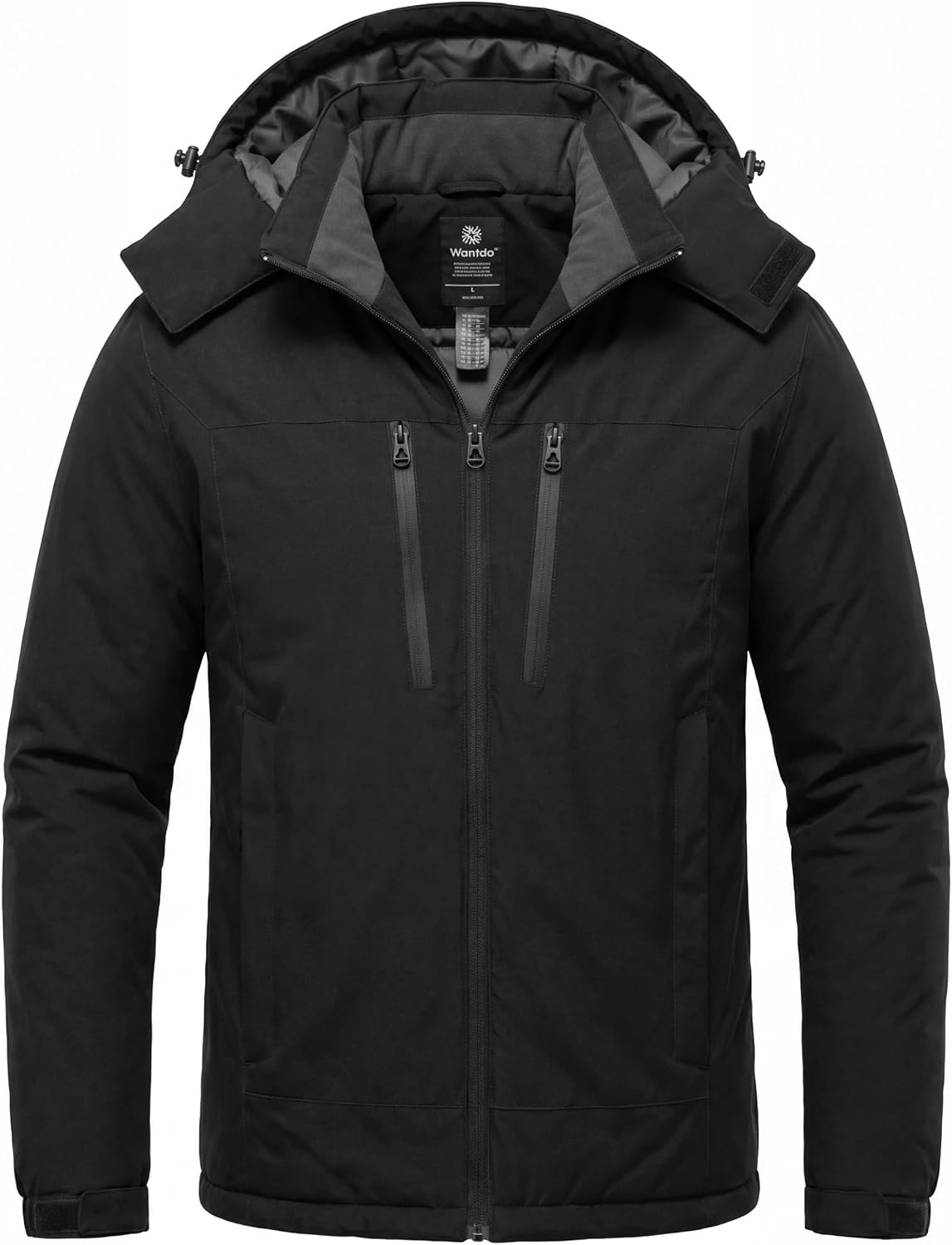 wantdo Men's Mountain Skiing Jacket Snowboarding Jackets Waterproof Winter Snow Coat Windproof Raincoat