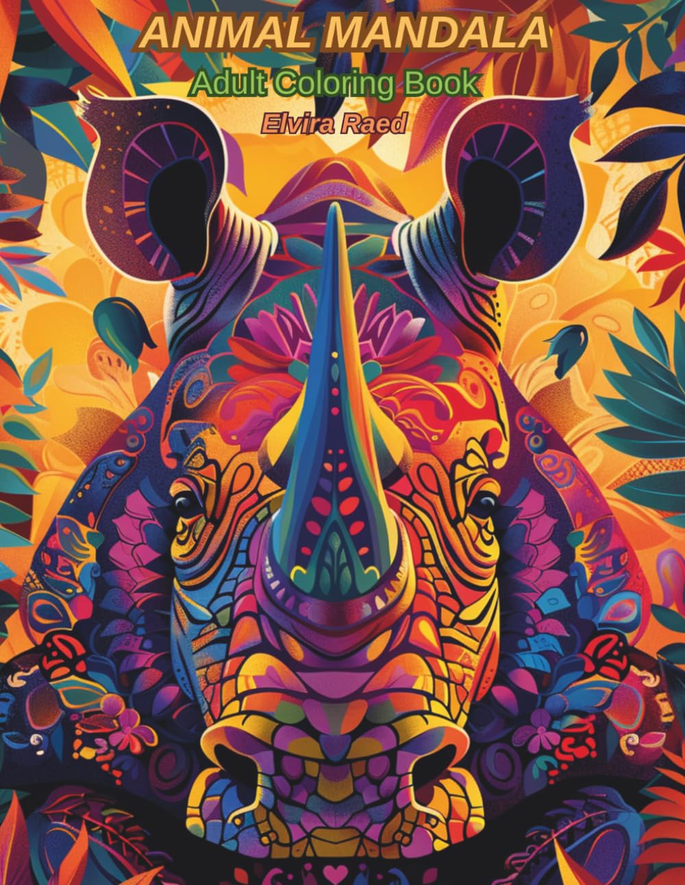 ANIMAL MANDALA: Adult Coloring Book
