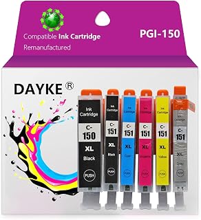 PGI-150 CLI-151 Substituição do cartucho de tinta para Canon PGI 150XL CLI 151XL IP7210 MG5410 MX721 MX921 MG5510 IX6810 150 151