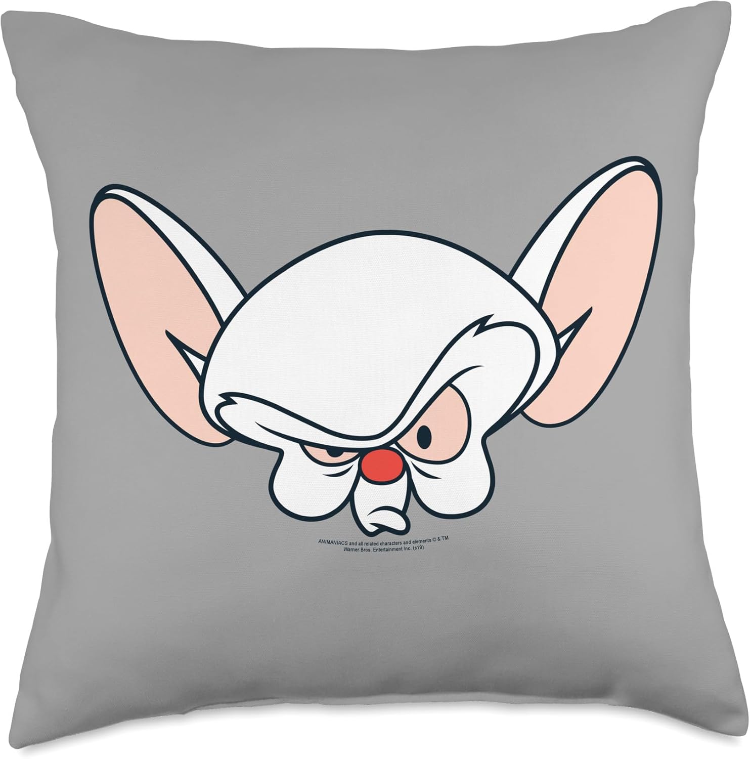 Pinky and the Brain Brain Throw Pillow