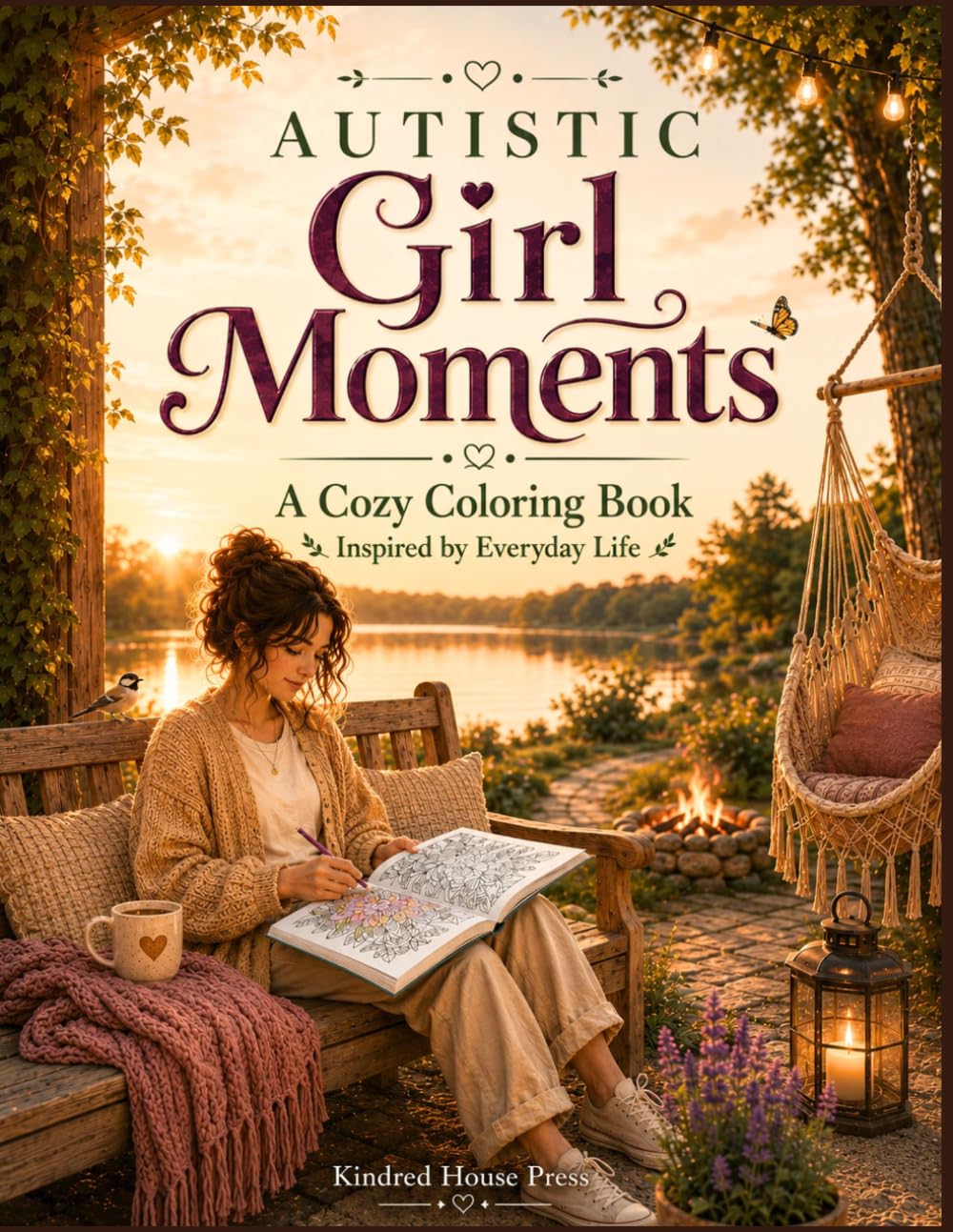 Autistic Girl Moments: A Cozy Coloring Book Inspired by Everyday Life