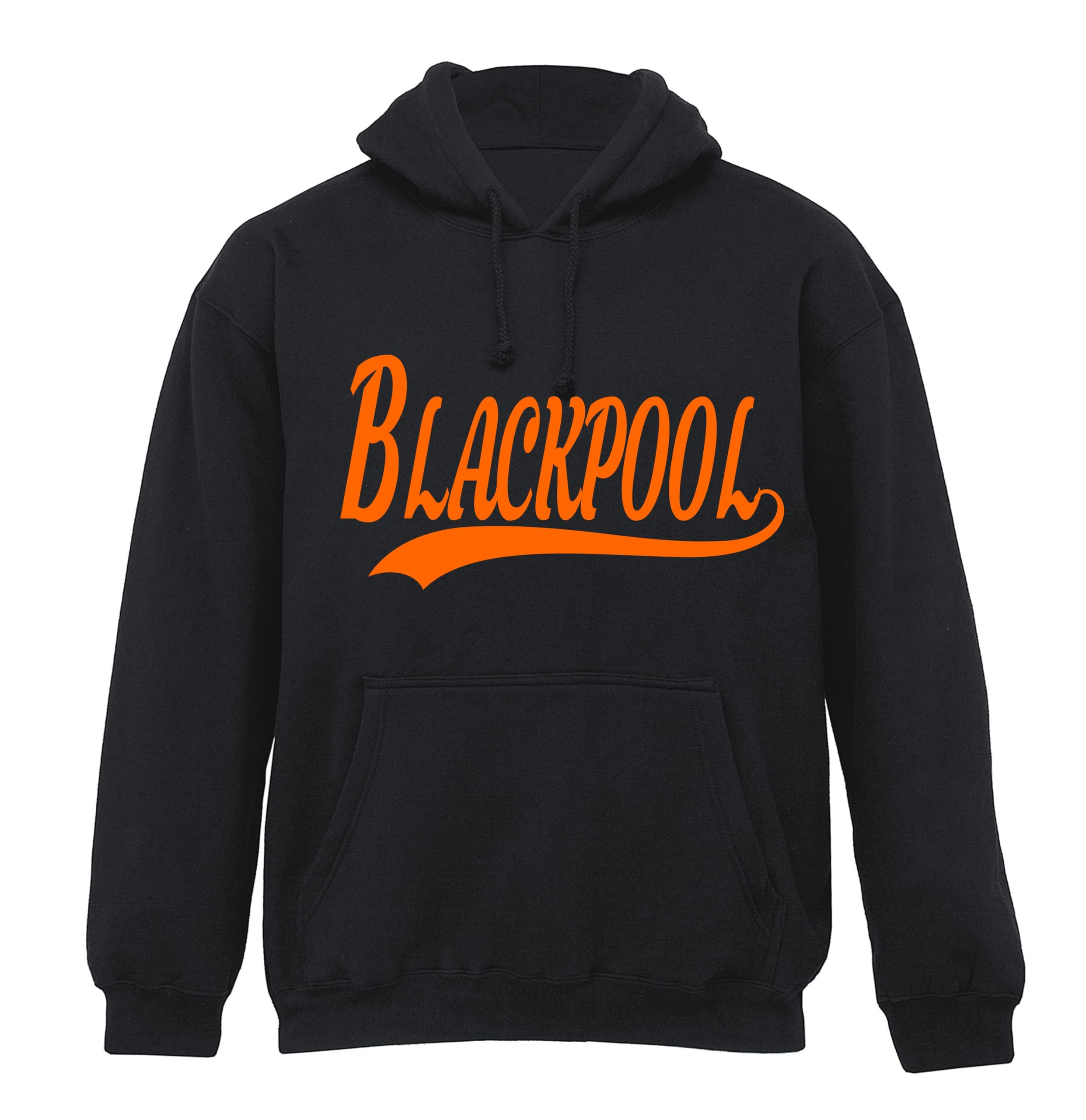 All About The Print Men's Black One Life One Club Pool Hoodie Jumper Football Gift Premium Clothing