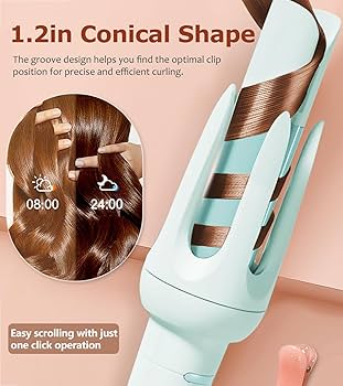 Amazon.com: Auto Hair Curler, Automatic Curling Iron with 4