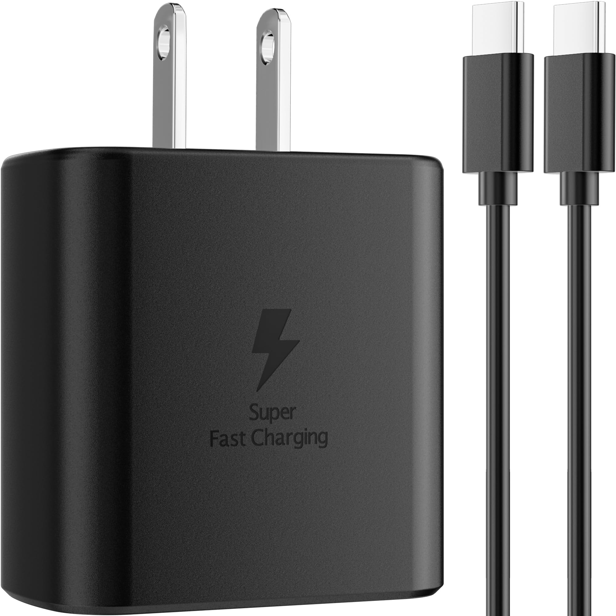 Photo 1 of 2026 New 45W Super Fast Charger USB C Android Phone Type C Charger Fast Charging Block with 6FT Cord for Samsung Galaxy S26/S26 Ultra/S26+/S25 Ultra/S25/S24 Ultra/S24/S23 Ultra/S22/S21/S20/Note 10