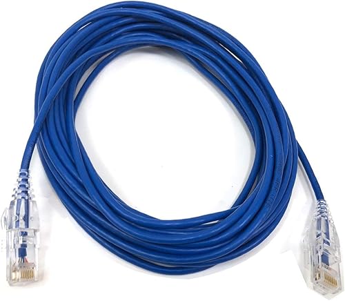 Miniatura 6 de Cable de conexión CAT 6A 10G blindado (STP) de 100 pies, color azul