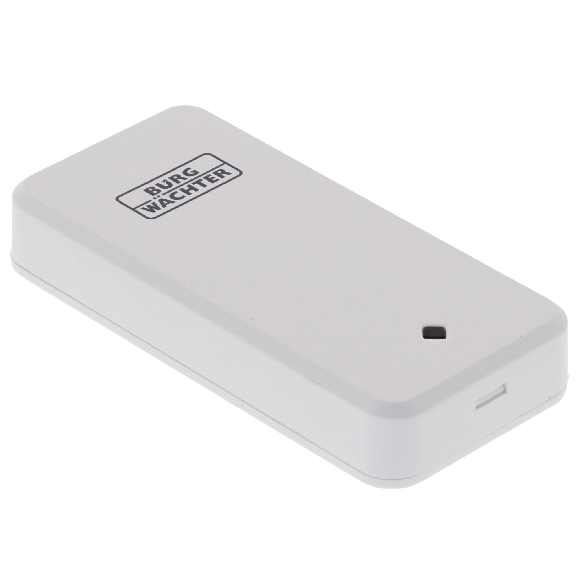 Burg Wächter Vibrations-Sensor innen, batteriebetrieben, Erschütterung Alarm, mit BURGprotect Smart Home kompatibel, Vibrancy 2020, Weiß, 39810, (B x H x T) 80 x 39 x 13 mm