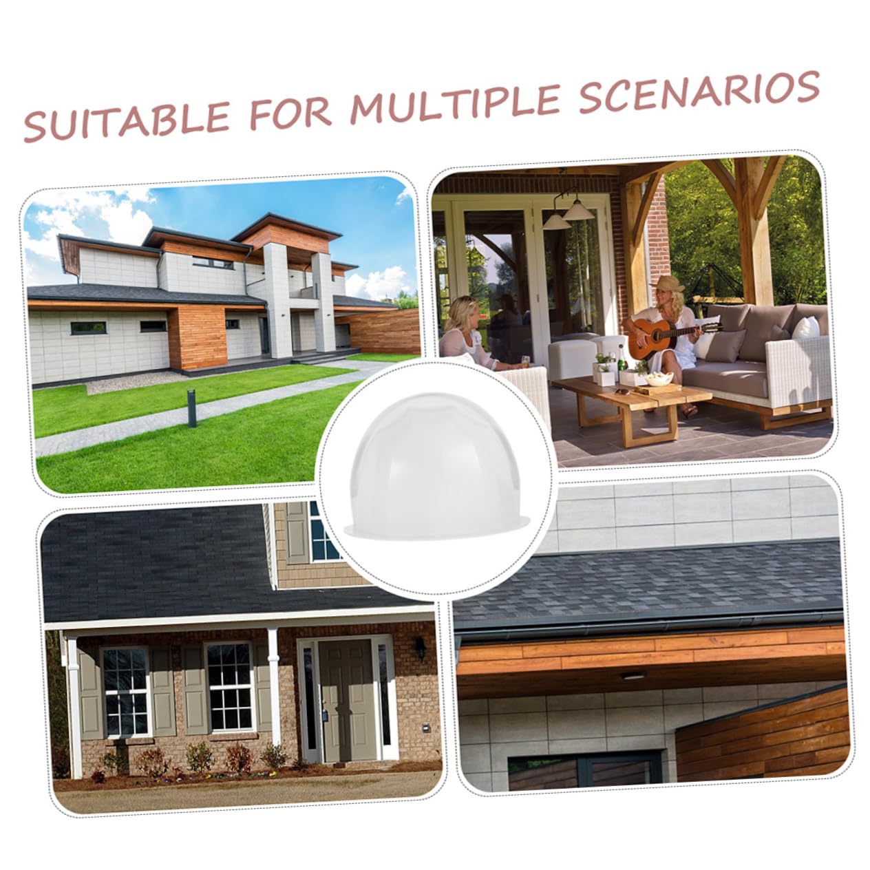 ORFOFE 3pcs Boîtier de Caméra de Sécurité Extérieure Boîte de Protection pour Caméra Étanche Étui Abs Résistant aux Intempéries Intérieur et Extérieur