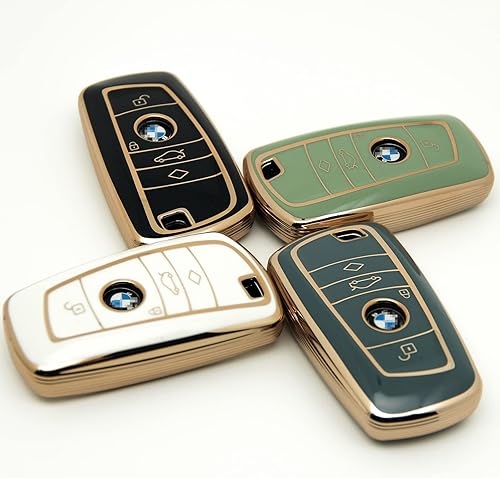Miniatura 5 de Compatible con funda para llavero BMW. La funda avanzada de TPU suave es compatible con accesorios BMW 1, 3, 4, 5, 6, 7 Series X3, X4, X5, X6, M5,