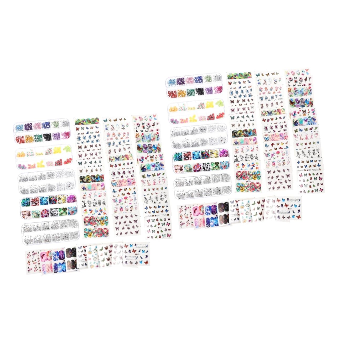 PACKOVE 2 Set Decorazioni per Unghie con Accessori per Manicure Eleganti per Unghie Decorative per Amanti Della
