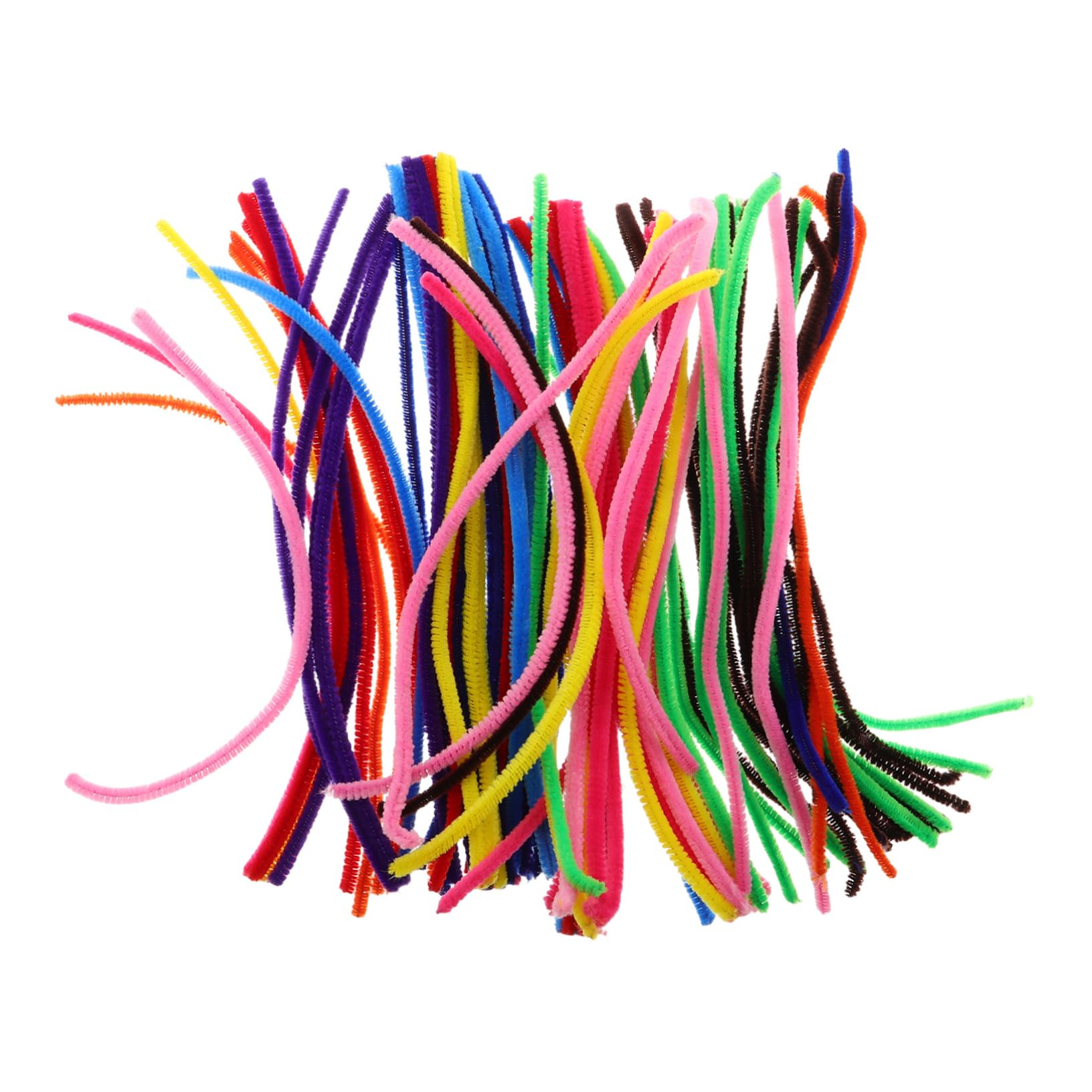 Housoutil 300Pcs Multi Color Pipe Cleaners for Crafts Versatile Chenille Stems for Creative Art Projects Essential Craft Material for Handmade Decorations and School Activities