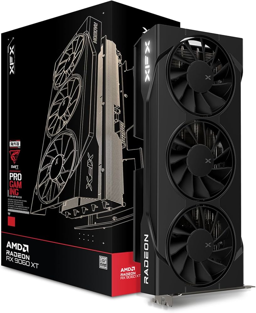 Amazon.com: XFX Swift AMD Radeon RX 9060 XT OC Triple Fan Gaming Amazon.com: XFX Swift AMD Radeon RX 9060 XT OC Triple Fan Gaming