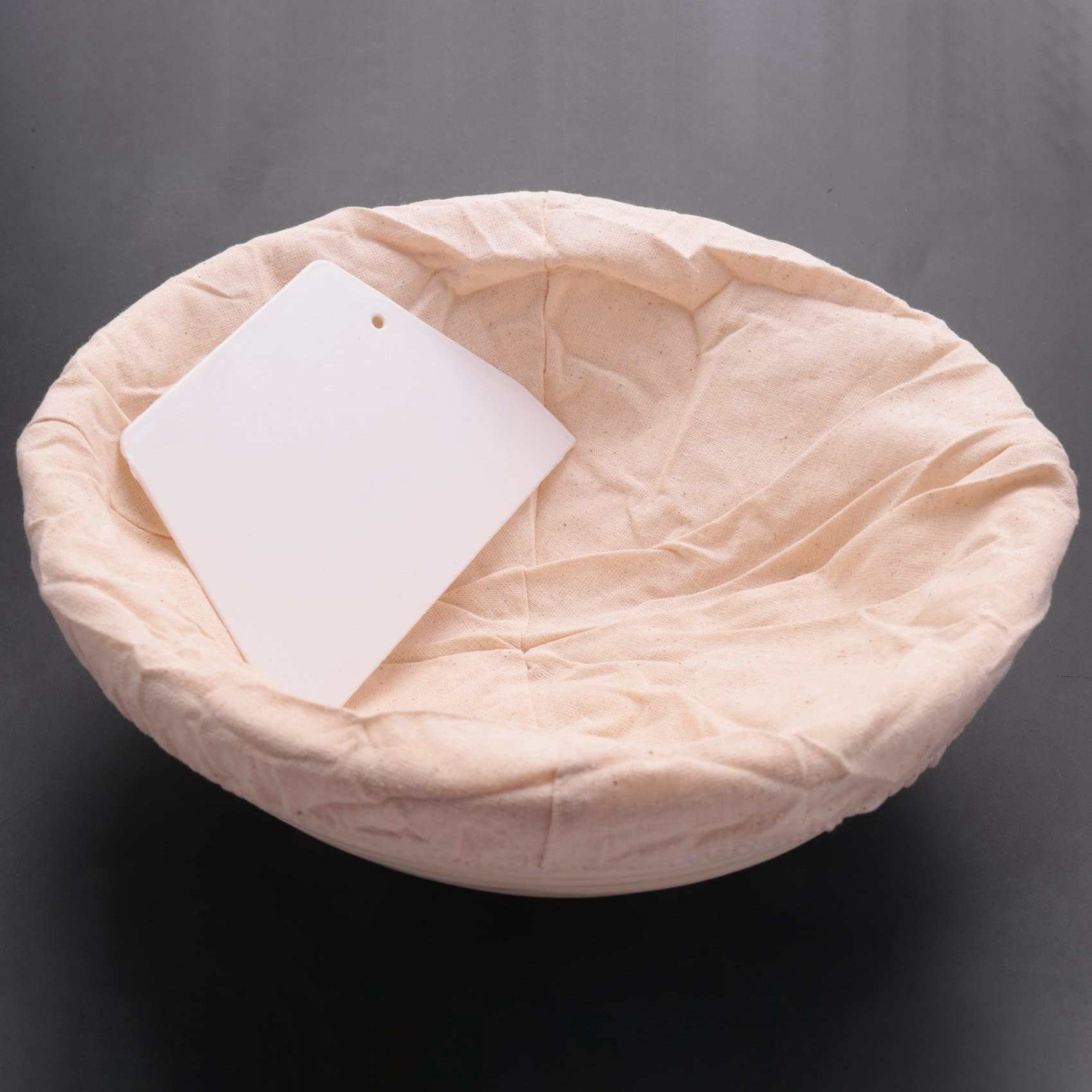 Juego de 3 cestas de prueba de pan Banneton para 10 unidades, espátula de masa, cesta de masa fermentada para profesionales y caseros, para hacer pan